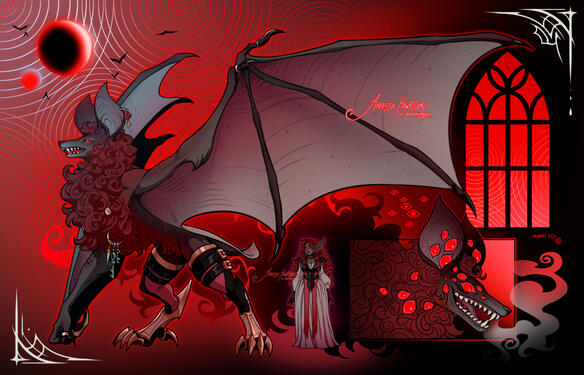 Ambessa Hawkflame (commission work)