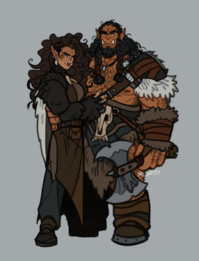 Durotan & Draka (personal work)