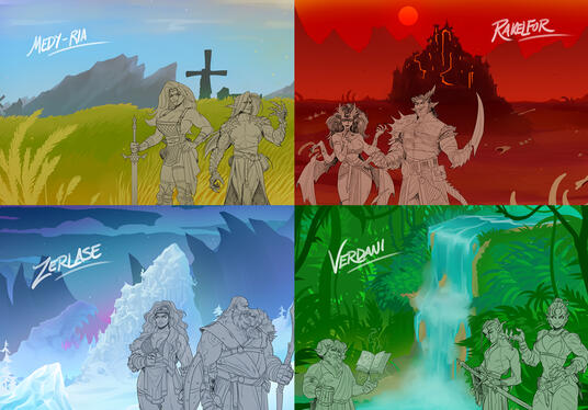 Brumetwine environments (personal &amp; commission work)