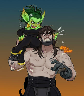 Grim & Goldie (personal work)