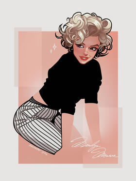 Norma Jeane Mortenson (personal work)